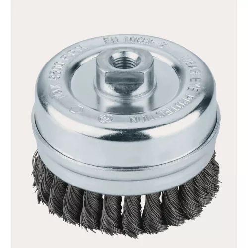 Hikoki 751308 Fazékkefe, 100 x 0,5 mm / M14, acéldrót,