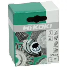 Hikoki 751311 Fazékkefe, 60 x 0,3 mm / M14, acéldrót,