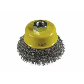   Hikoki 751316 Fazékkefe, 75 x 0,3 mm / M14, rozsdamentes acél drót,