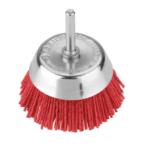   Hikoki 751330 Fazékkefe, 75 mm / 1/4'' HEX, Grittyflex kék szemcsézet