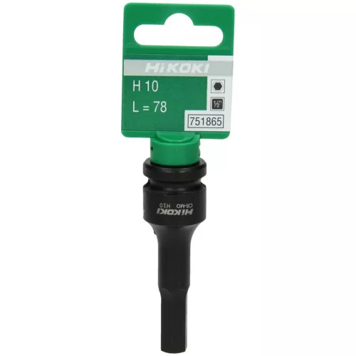Hikoki 751865 1/2''-os dugókulcs, külső, H10 x 78 mm,