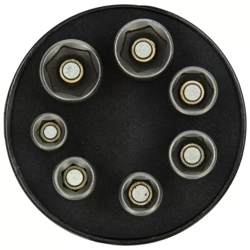 Hikoki 752239 Anyacsavar-beállító készlet, 1/4''-os, 7 darabos, 50 mm,