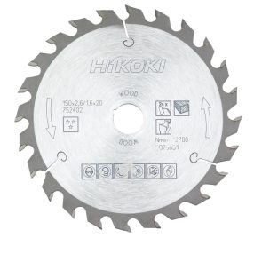   Hikoki 752402 TCT fűrészlap, fa, 150 x 20/16xZ24, váltakozó