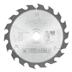   Hikoki 752406 TCT fűrészlap, fa, 160 x 20/16xZ18, váltakozó