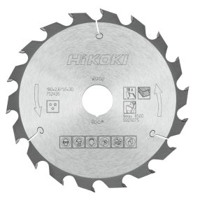   Hikoki 752426 TCT fűrészlap, fa, 180 x 30/20 x Z18, váltakozó