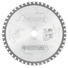   Hikoki 752435 Kerámia fűrészlap, INOX, 185 x 20, Z48, trapéz / lapos