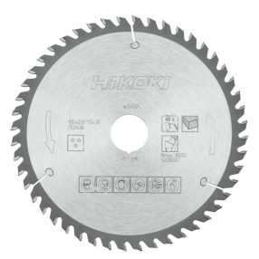   Hikoki 752438 TCT fűrészlap, fa, 190 x 30 x Z48, váltakozó