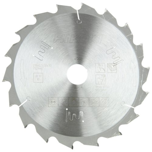Hikoki 752446 TCT fűrészlap, fa, 216 x 30, Z18, váltakozó