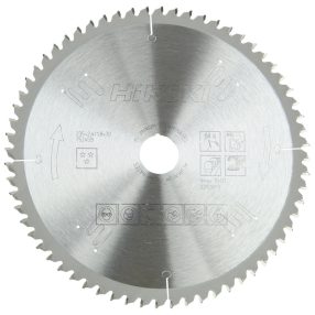   Hikoki 752449 TCT fűrészlap, laminált, alumínium, 216 x 30, Z60, trapéz / lapos