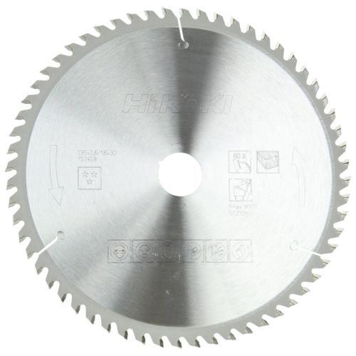 Hikoki 752458 TCT fűrészlap, fa, 235 x 30, Z60, váltakozó