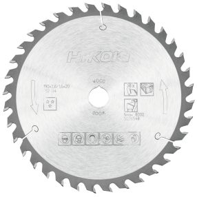   Hikoki 752484 TCT fűrészlap, fa, 190 x 20, Z36, váltakozó