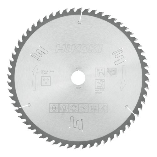 Hikoki 752488 TCT fűrészlap, fa, 305 x 30, Z60, váltakozó