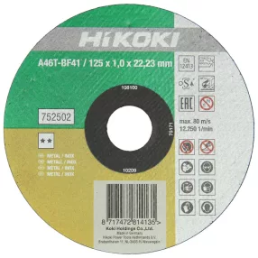 Hikoki 752501 Darabolótárcsa, 115 x 1,0 x 22,23 mm, lapos,
