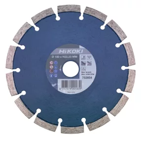   Hikoki 752854 Gyémánttárcsa, 180 x 10,0 x 22,23 mm, Concrete
