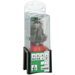   Hikoki 754096 8 mm roman profilmaró fej golyóscsapággyal, 25,4 x 57 x