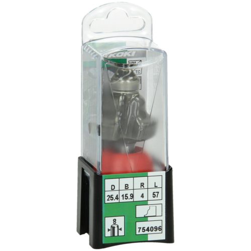 Hikoki 754096 8 mm roman profilmaró fej golyóscsapággyal, 25,4 x 57 x