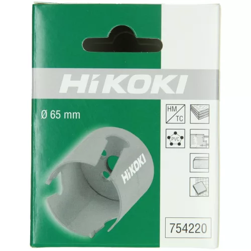 Hikoki 754220 Lyukfűrész, karbid hegyű, 65