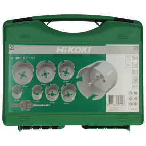   Hikoki 754253 Interior lyukfűrész készlet, karbid hegyű (8