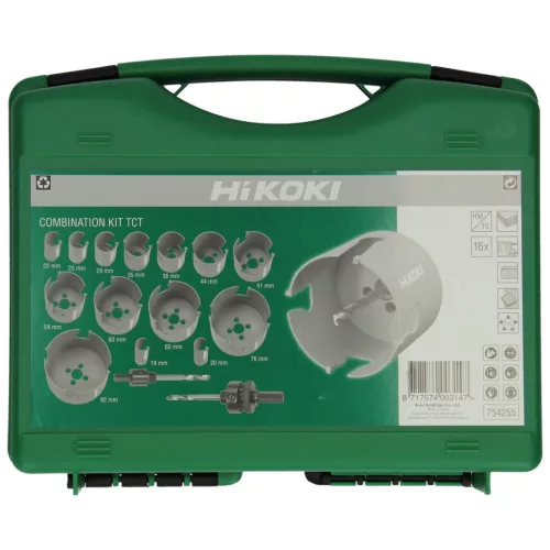 Hikoki 754255 Kombi lyukfűrész készlet, karbid hegyű (16