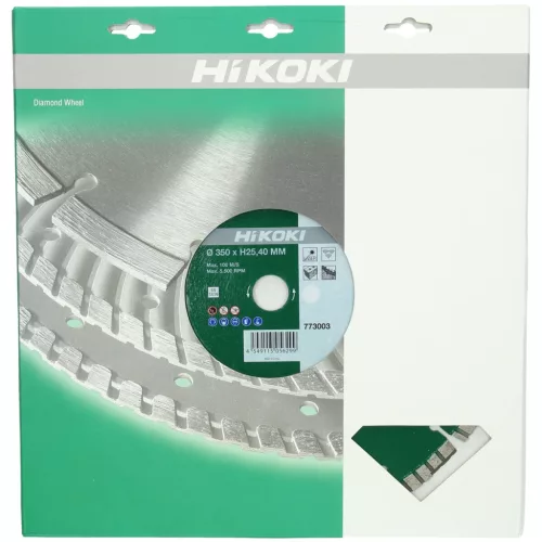 Hikoki 773003 Gyémánttárcsa, 350 x 11,5 x 25,4 mm, Universal pro