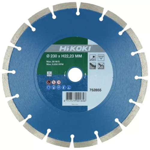 Hikoki 773009 Gyémánttárcsa, 300 x 10,0 x 25,4 mm, Concrete standard