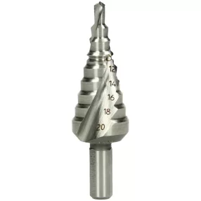 Hikoki 780107 Lépcsős fúrószár, HSS, spirális, 4-20