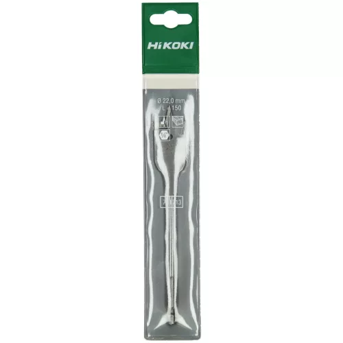 Hikoki 781713 Lapos fafúró szár, 22,0 x 150 mm, 1/4''-os,
