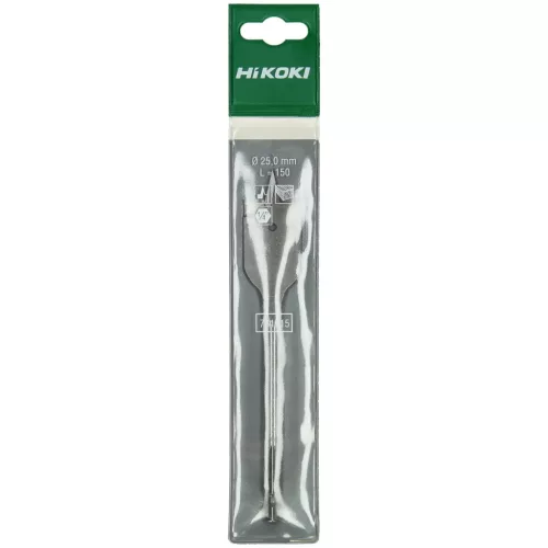 Hikoki 781715 Lapos fafúró szár, 25,0 x 150 mm, 1/4''-os,
