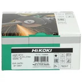   Hikoki 782317 Darabolótárcsa, 125 x 1,6 x 22,23 mm, lapos, HSP,