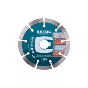   EXTOL INDUSTRIAL gyémántvágó, ipari korong, szegmenses; 150mm, száraz vágásra