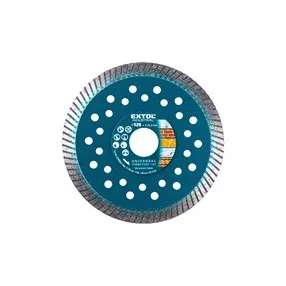  EXTOL INDUSTRIAL gyémántvágó, ipari korong,TURBO,gyors vágás; 230×22,2mm, száraz és vizes vágásra
