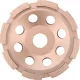 EXTOL INDUSTRIAL gyémántcsiszoló korong; 115mm×22,2mm, egysoros