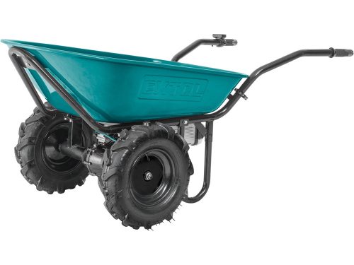 Extol Industrial akkus talicska, 40V, Li-ion, 2 kerekes, differenciál mű, 1 akku, 1 töltő, 6000 mAh, max.260 kg, kefementes motor