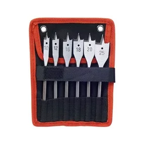   EXTOL PREMIUM központmaró klt. fához 6db; 10-12-16-18-20-25mm, 152mm hosszú, edzett szénacél, hatszög befogás, DIN3126