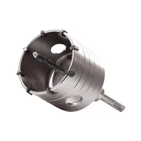   EXTOL PREMIUM körkivágó téglához, SDS Plus befogás; 80 mm, M16×100mm hosszúságú szár