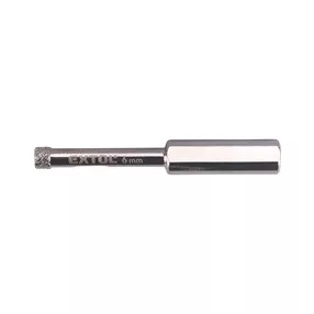   EXTOL PREMIUM körkivágó üvegre, kerámiára  és csempére, gyémánt vágóél; 6×65mm, fúrógépbe fogható