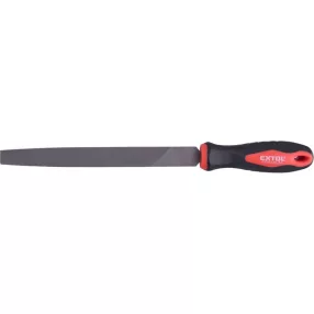   EXTOL PREMIUM fémreszelő 200mm lapos, T12 acél, vágat 2, finom, TPR gumis műanyag nyél