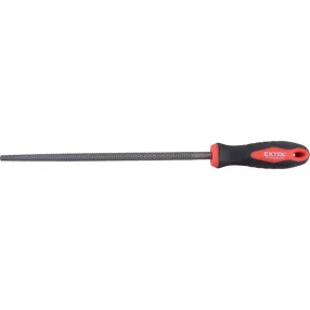   EXTOL PREMIUM ráspoly 250mm kerek, C45 acél, vágat 2, finom, TPR gumis műanyag nyél