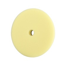 EXTOL PREMIUM polírkorong, erős polírozás, T80, 180×25mm, tengely: 22 mm; sárga, tépőzáras