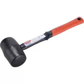   EXTOL PREMIUM gumikalapács üvegszálas nyéllel, fekete gumi ; 70 mm, 0,68 kg
