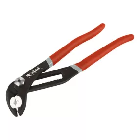   EXTOL PREMIUM vízpumpafogó műanyag betéttel, szivacsos nyél, 260mm, CV., fekete, csaptelephez