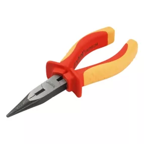   EXTOL PREMIUM rádiós fogó; 160mm, szigetelt, 1000V, VDE, DIN ISO 5745,  CV, duál piros/sárga nyél, akasztós szerszámtartó