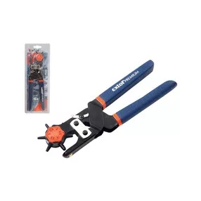   EXTOL PREMIUM bőrlyukasztó, gumírozott nyéllel; forgatható fejű, 6 lyukú 2.0 -2.5-3.0-3.5-4.0- 4.5mm