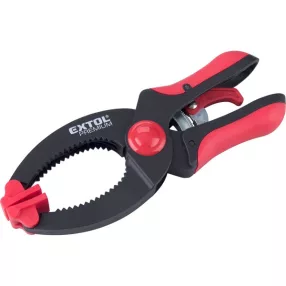   EXTOL PREMIUM asztalos szorító, műanyag, racsnis, 244×75mm