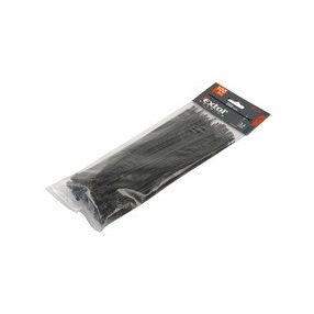   EXTOL PREMIUM kábelkötegelő 4,8×300mm 100db, fekete nylon;