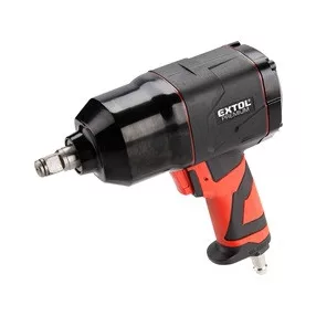   EXTOL PREMIUM légkulcs, 1/2", 340Nm, 3+2 fokozatú (Rocking dog), 7400 1/min, 113l/min, 6,2 Bar, 1/4" tömlőcsatlakozó, 1,9kg