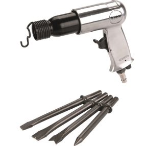   EXTOL PREMIUM pneumatikus vésőgép, 10mm (3/8") befogás, 3500 ütés/perc, 136l/perc, 6,3 Bar, 1/4" tömlőcsatl.,1,3 kg