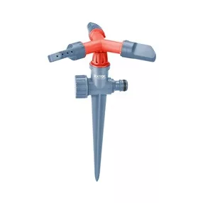   EXTOL PREMIUM locsoló, leszúrható háromágú forgó, műanyag; kuplung csatlakozóval