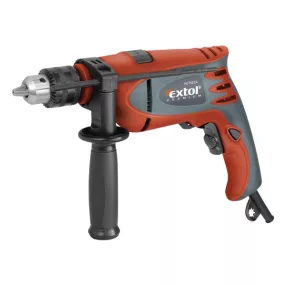   EXTOL PREMIUM ütvefúrógép 750W, 0-3000 ford/perc, kulcsos tokmány, 1,5-13mm, papírdobozban