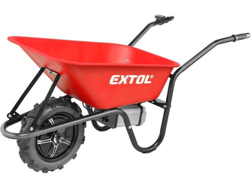 Extol Premium akkus talicska, 40V, Li-ion, 1db akku, 1db töltő, 6000 mAh, max.150 kg, kefementes motor